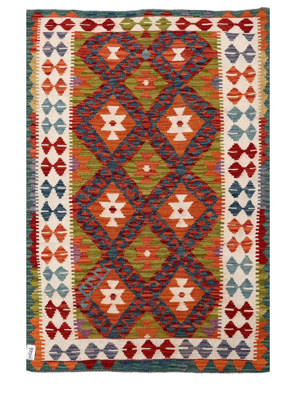 Maimana Afghanistan Kilim Rug - 160 x105 cm