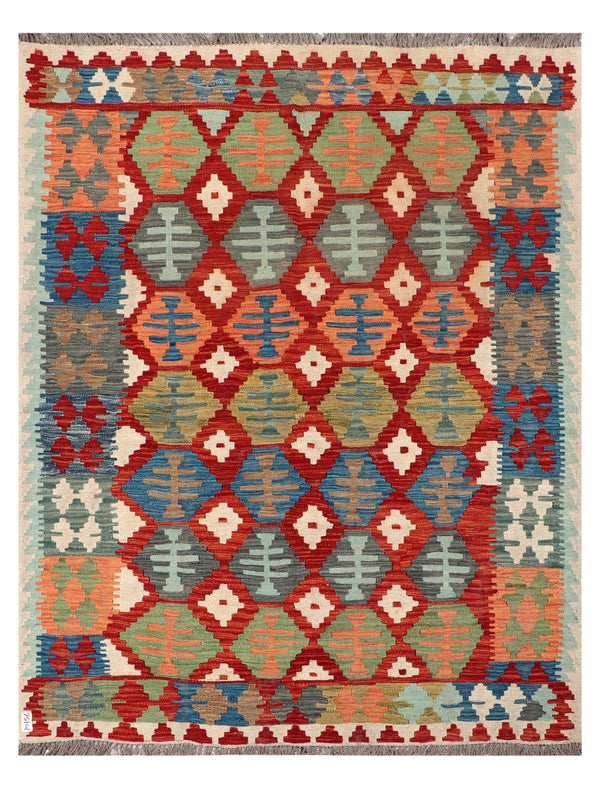 Maimana Afghanistan Kilim Rug - 200 x156 cm