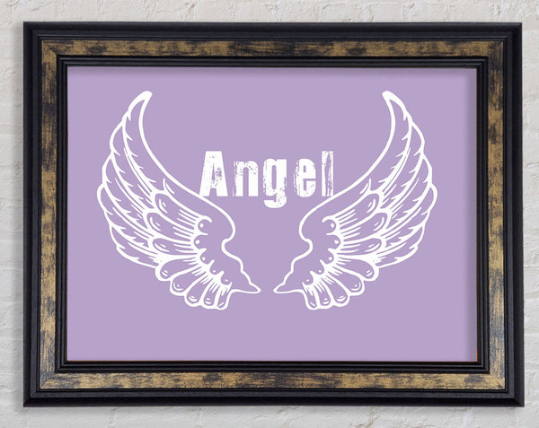 Angel Wings 2 Lilac Framed Print