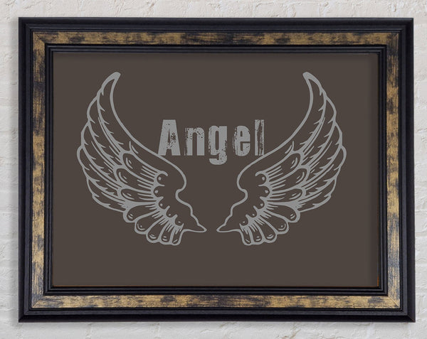 Angel Wings 2 Chocolate Framed Print