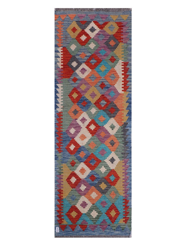 Maimana Afghanistan Kilim Runner - 237 x 80 cm