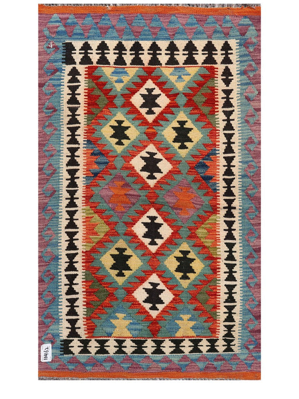 Maimana Afghanistan Kilim Rug - 130 x 80 cm