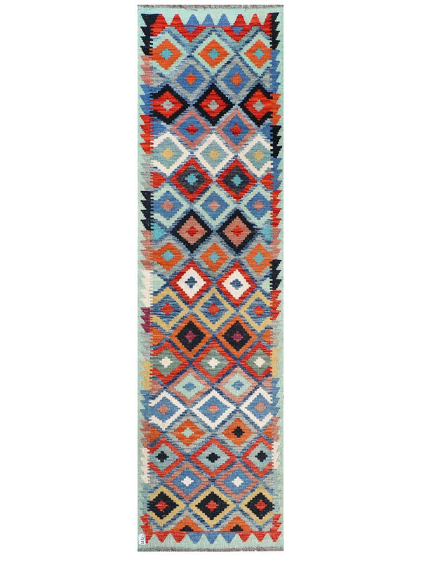 Maimana Afghanistan Kilim Runner - 290 x 79 cm