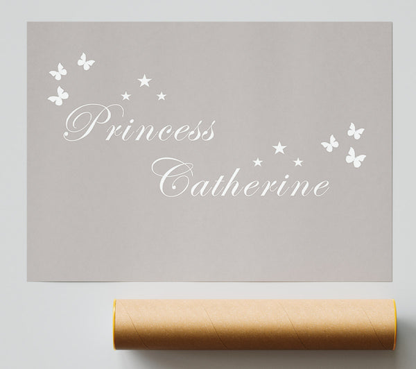 Your Own Name Princess Beige Poster