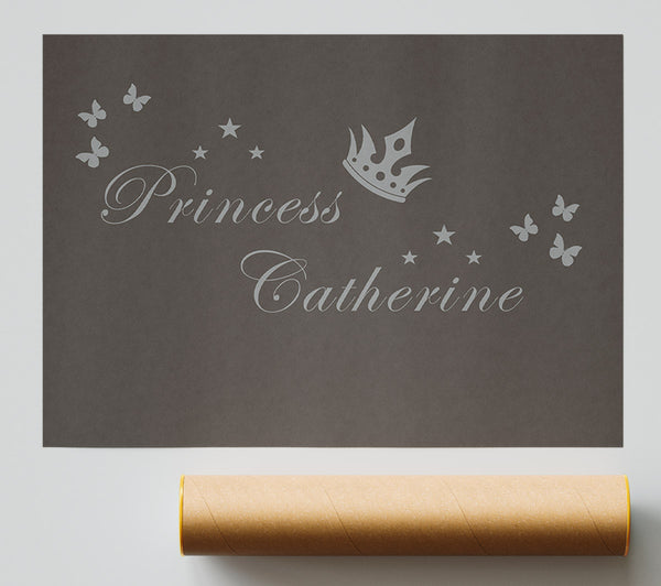 Your Own Name Princess 2 Chocolate Poster