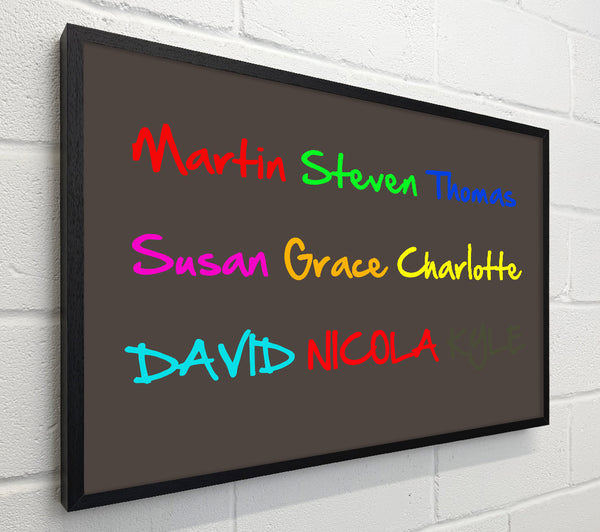 Your Name In A Choice Of Colours Chocolate