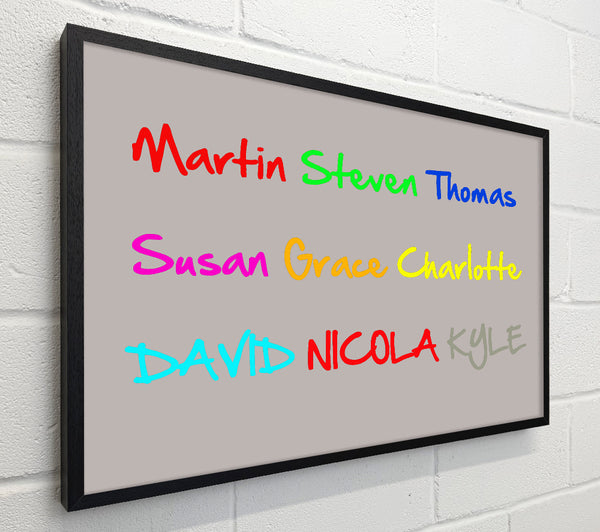Your Name In A Choice Of Colours Beige