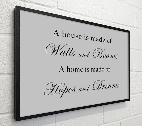 Home Quote Walls n Beams Hopes n Dreams Grey