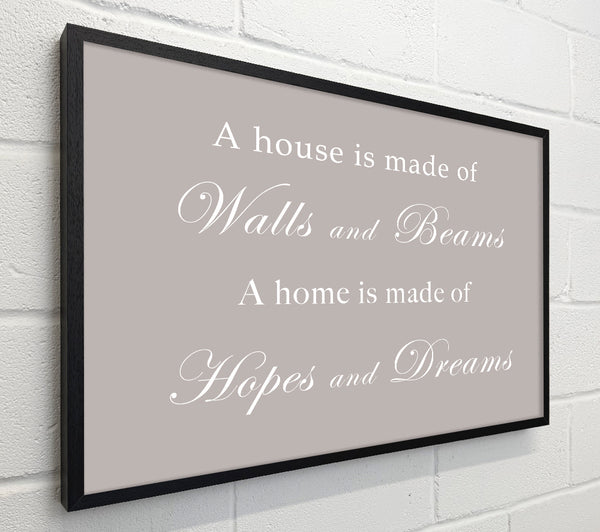 Home Quote Walls n Beams Hopes n Dreams Beige