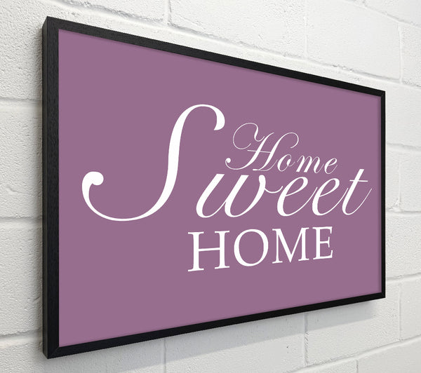 Family Quote Home Sweet Home Dusty Pink