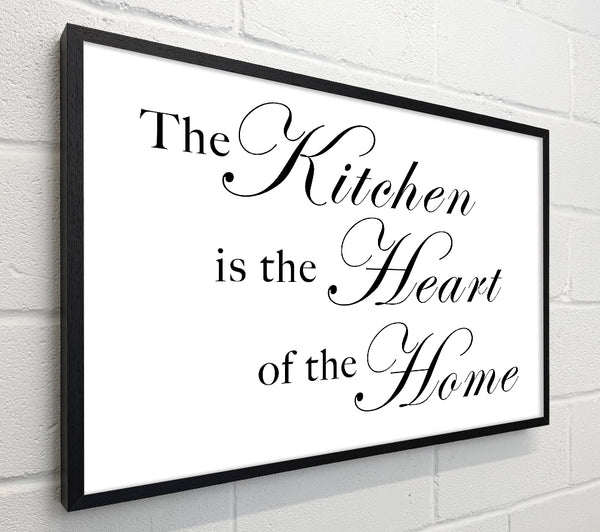 Kitchen Quote The Kitchen Is The Heart Of The Home White