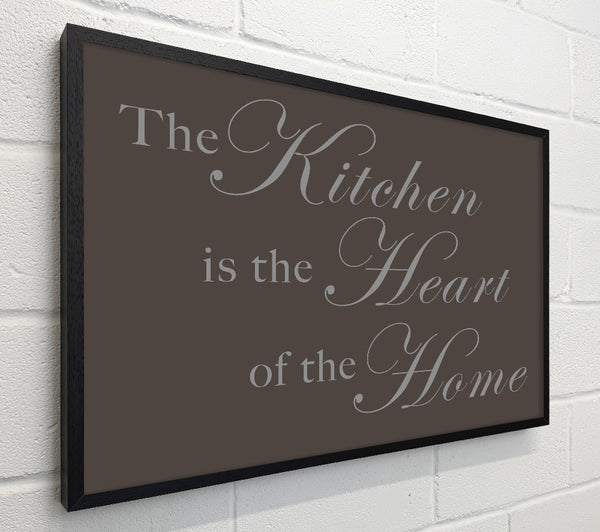 Kitchen Quote The Kitchen Is The Heart Of The Home Chocolate