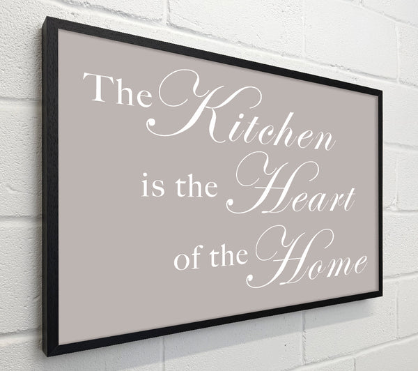 Kitchen Quote The Kitchen Is The Heart Of The Home Beige