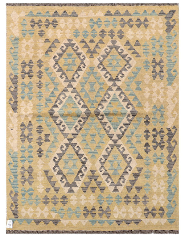Maimana Afghanistan Kilim Rug - 201 x153 cm
