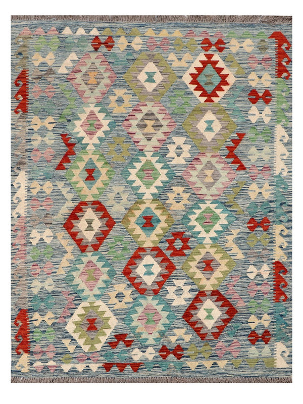 Maimana Afghanistan Kilim Rug - 196 x150 cm