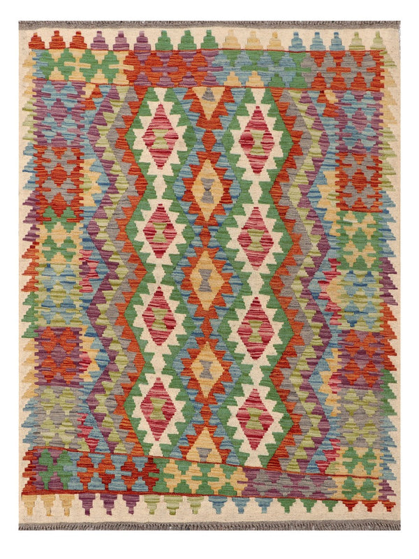 Maimana Afghanistan Kilim Rug - 195 x151 cm
