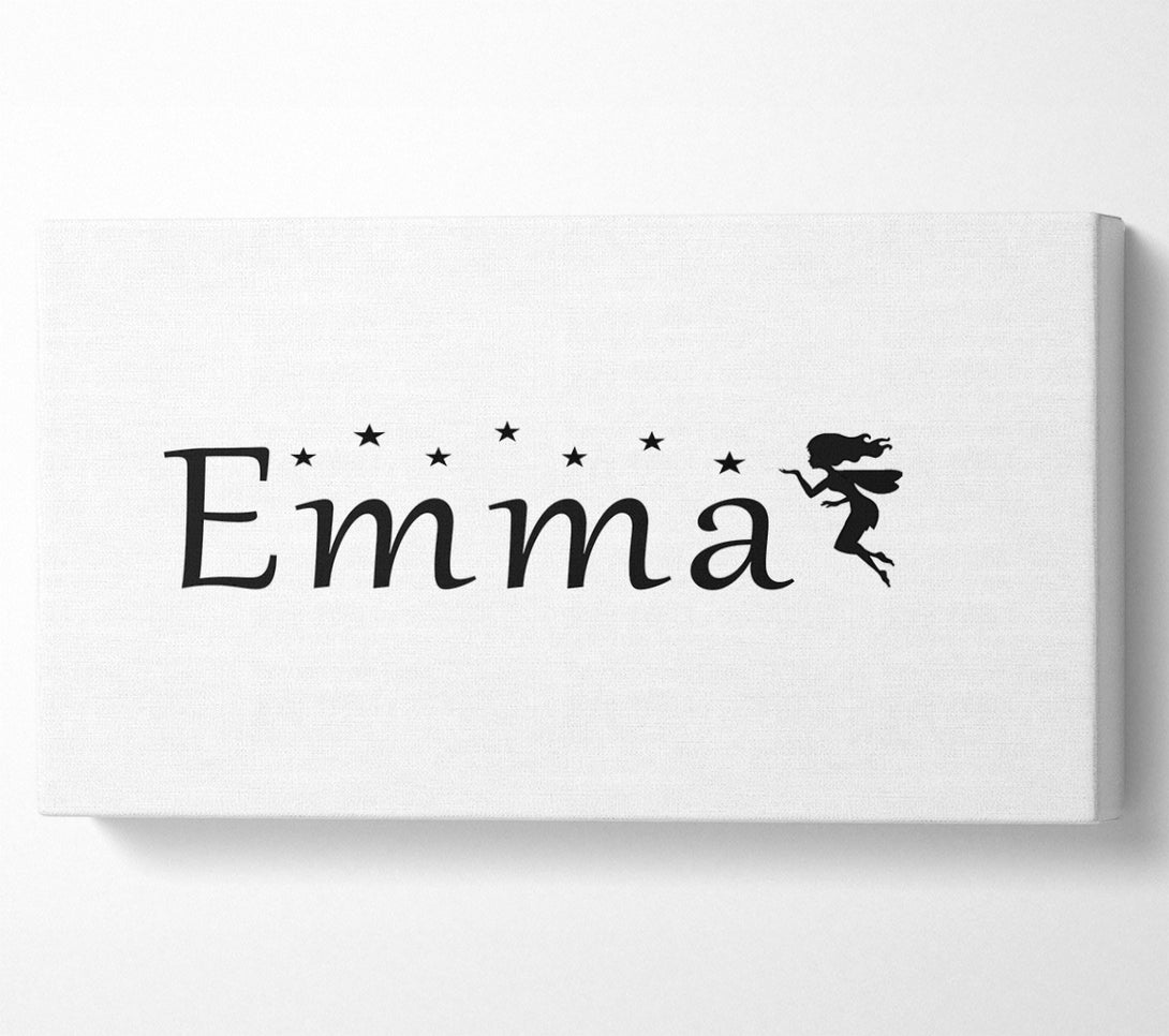  A Canvas Print of Your Name In Fairy Dust White Canvas Wall Art