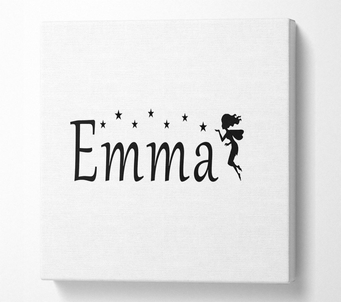  A Canvas Print of Your Name In Fairy Dust White Canvas Wall Art