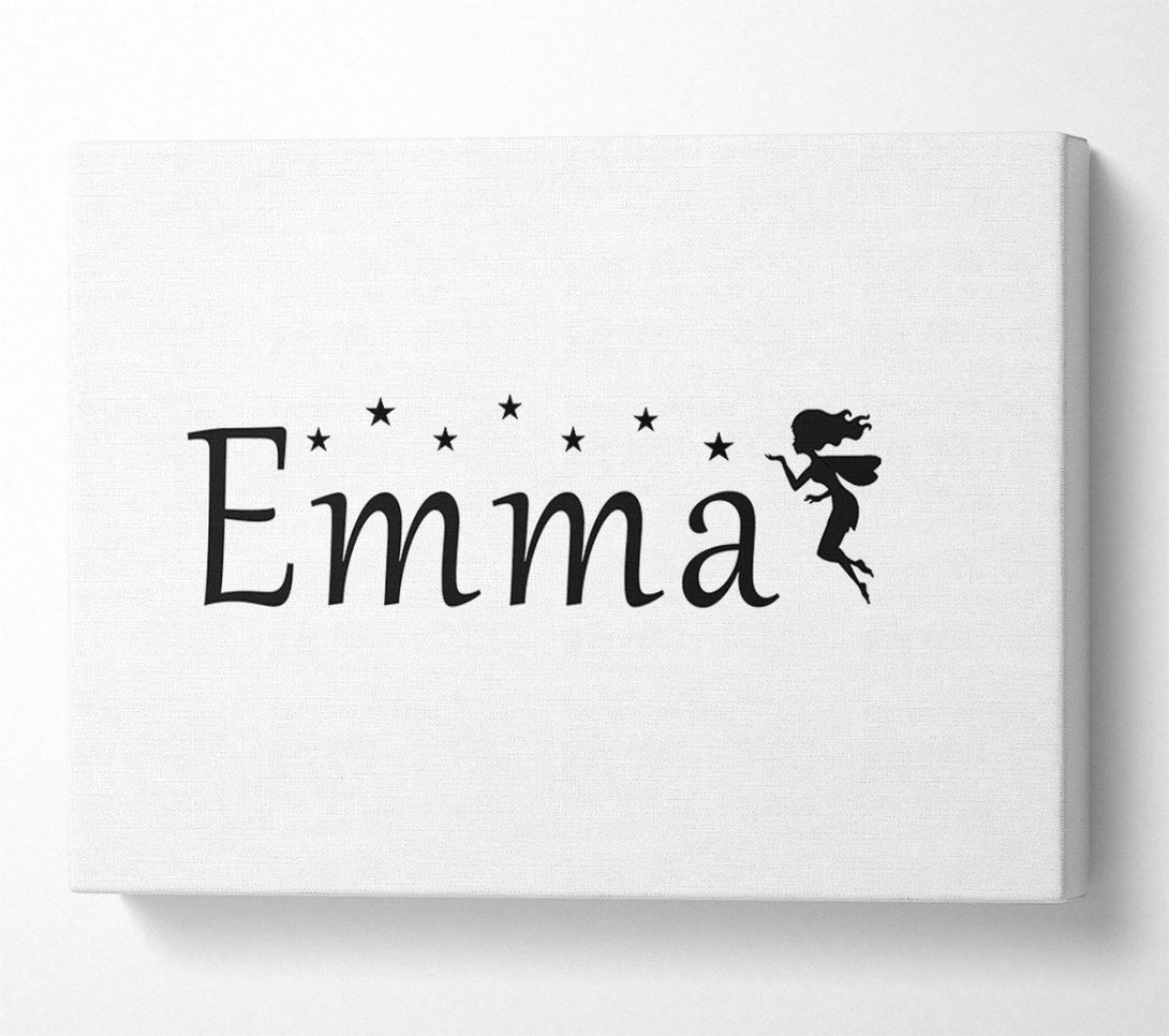  A Canvas Print of Your Name In Fairy Dust White Canvas Wall Art