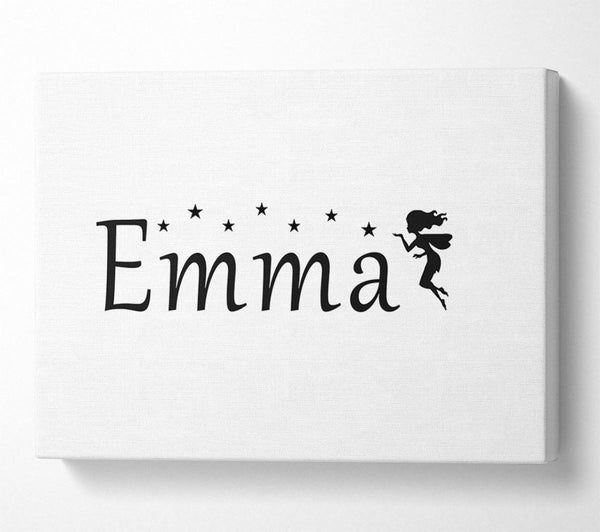  A Canvas Print of Your Name In Fairy Dust White Canvas Wall Art