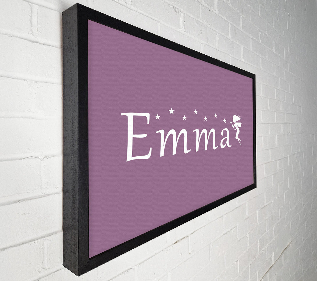  A Canvas Print of Your Name In Fairy Dust Dusty Pink Canvas Print