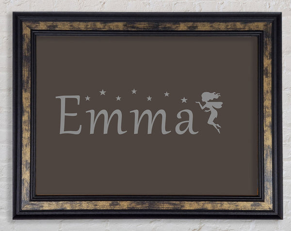 Your Name In Fairy Dust Chocolate Framed Print