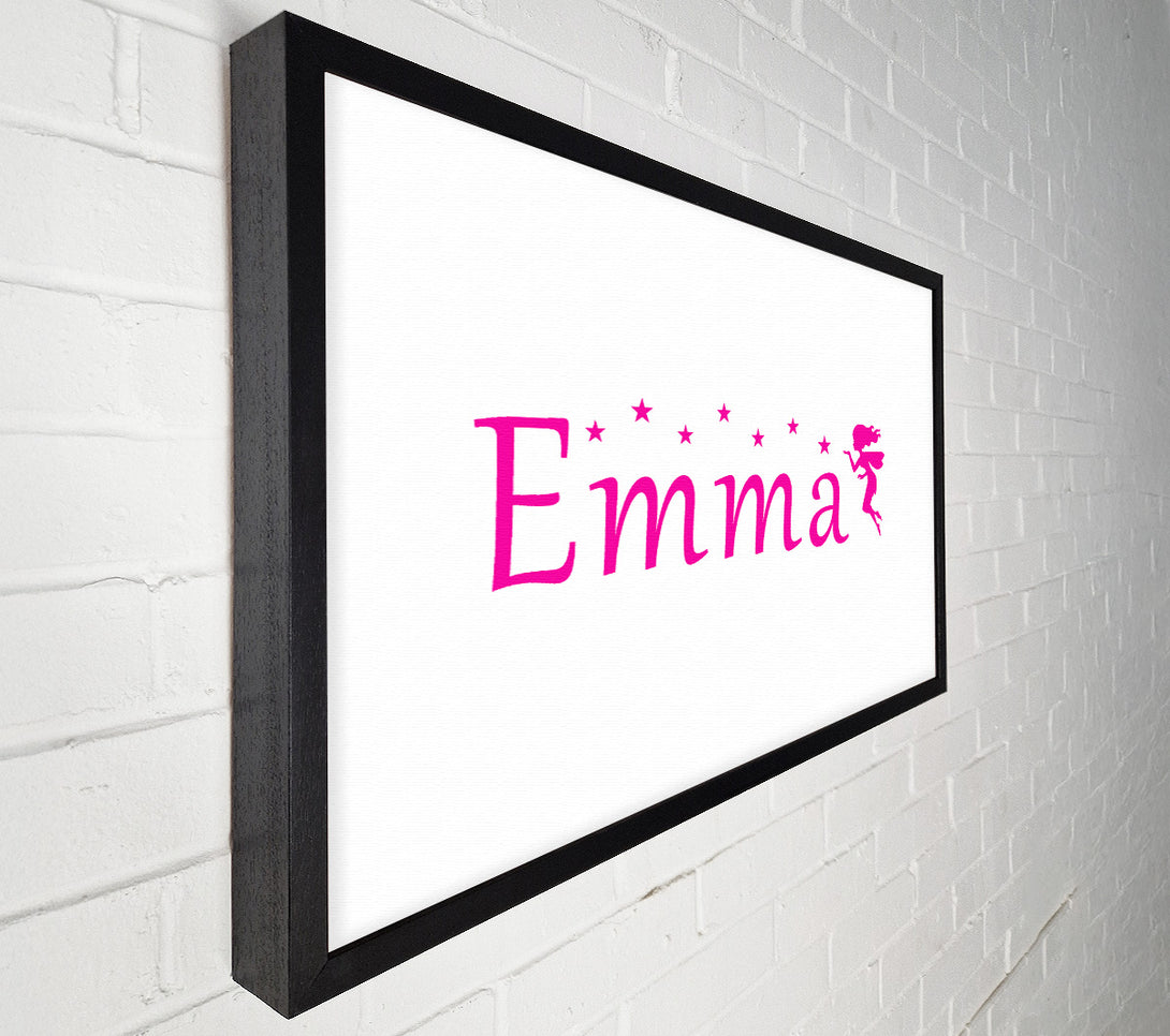  A Canvas Print of Your Name In Fairy Dust 2 White Canvas Wall Art