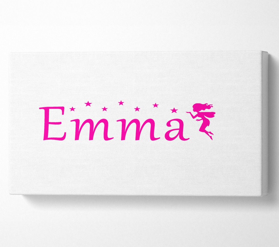  A Canvas Print of Your Name In Fairy Dust 2 White Canvas Wall Art