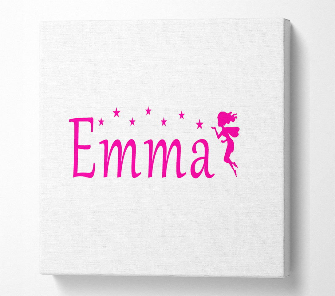  A Canvas Print of Your Name In Fairy Dust 2 White Canvas Wall Art