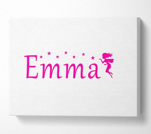  A Canvas Print of Your Name In Fairy Dust 2 White Canvas Wall Art