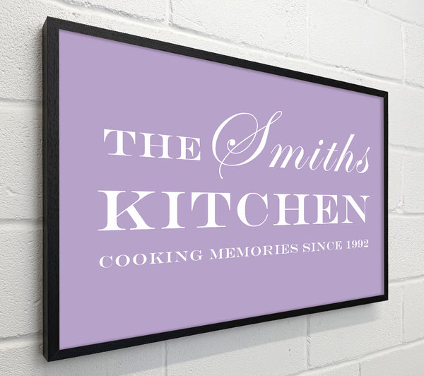 Kitchen Quote Your Family Name And Date Kitchen Lilac