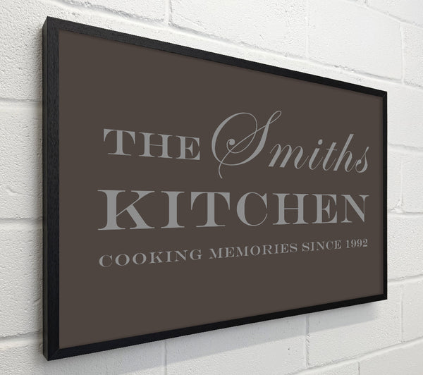 Kitchen Quote Your Family Name And Date Kitchen Chocolate