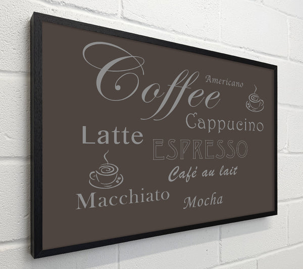 Kitchen Quote Coffee Delight Chocolate
