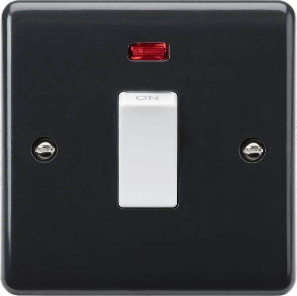 Knightsbridge PM8331N 45A 1G DP switch with neon [Part M Compliant]