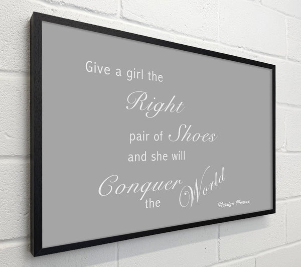 The Right Pair Of Shoes Marilyn Monroe Grey White