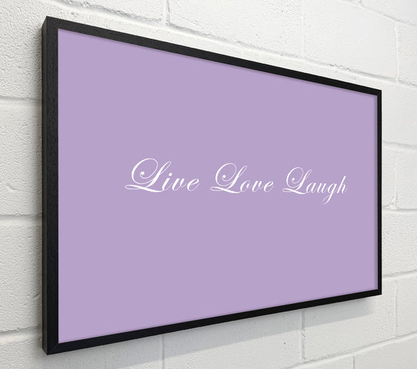 Love Quote Live Love Laugh 2 Lilac