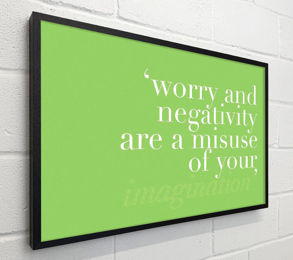 Dont Misuse Your Imagination Lime Green