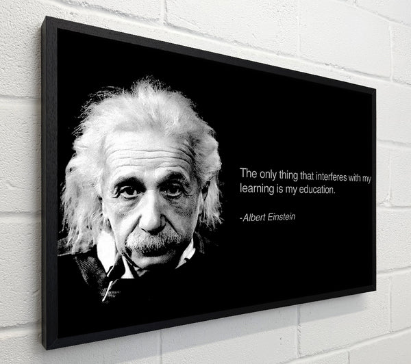 Motivational Quote Albert Einstein Education
