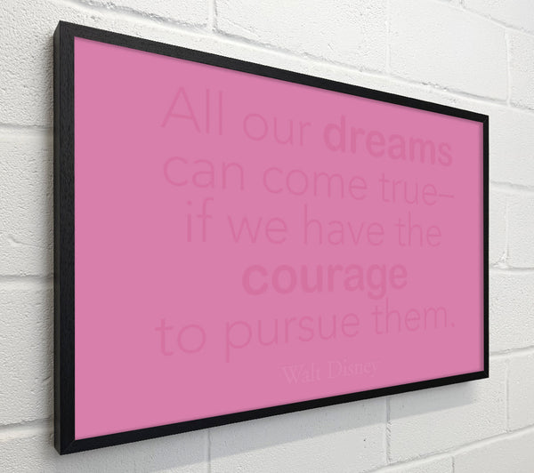 Walt Disney All Our Dreams Pink