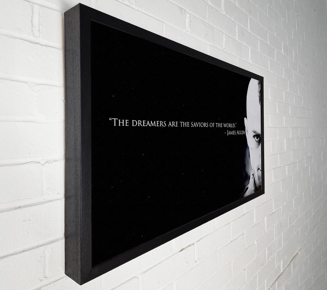  A Canvas Print of Motivational Quote James Allen The Dreamers Canvas Wall Art