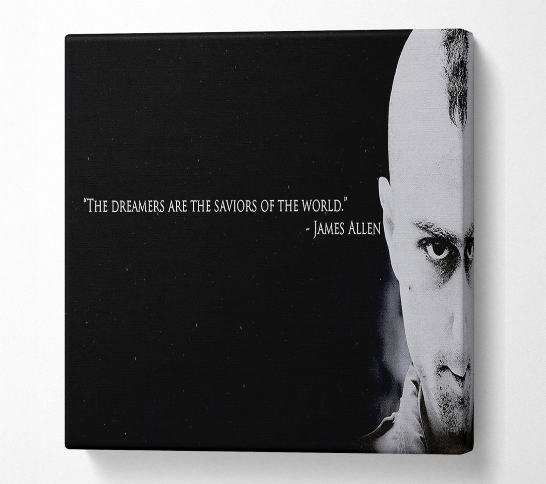  A Canvas Print of Motivational Quote James Allen The Dreamers Canvas Wall Art