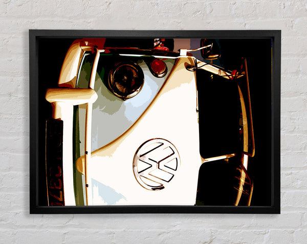 VW Camper Retro Framed Print