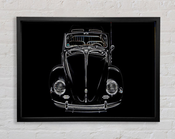 VW Beetle Framed Print
