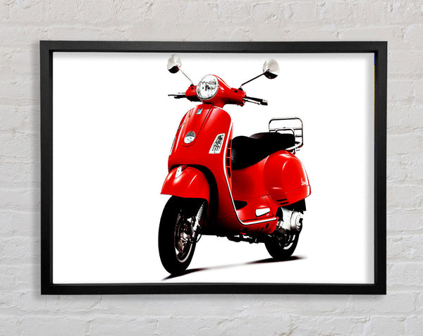 Vespa Mopede Framed Print