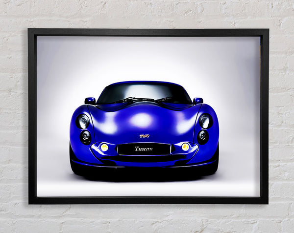 TVR Tuscan Blue Purple Framed Print