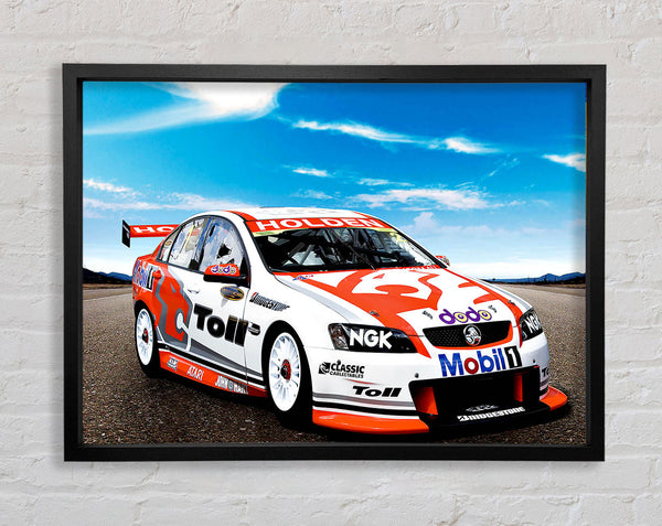 Toll Holden Comadore Racing Car Framed Print