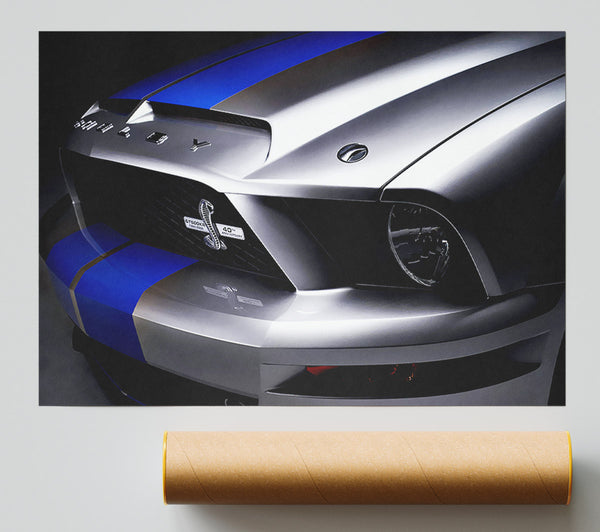 Shelby Mustang Grill Poster