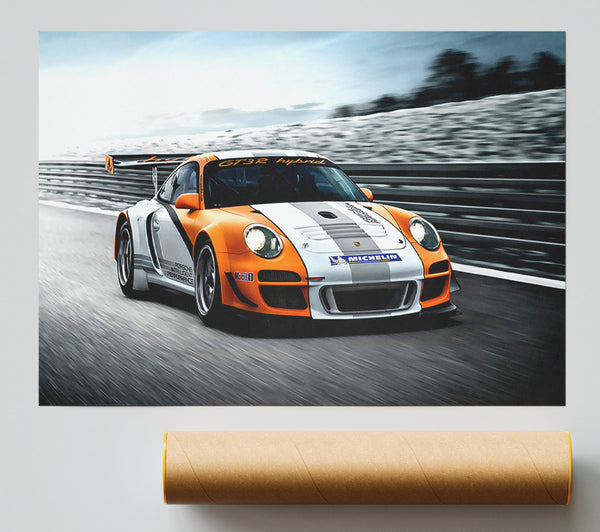 Porsche Gt3 R Hybrid Giclee Print
