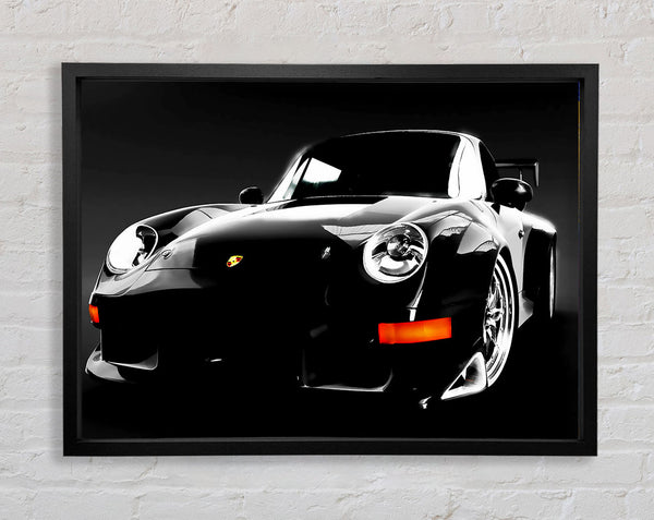 Porsche 911 Black Framed Print