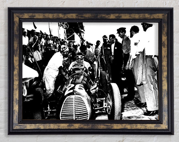 Number 26 In The Pit Stops Framed Print